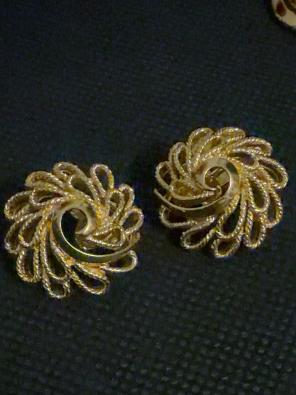 5-Pair Signed Vintage Clip-On Earring Bundle – Trifari, Monet & More
